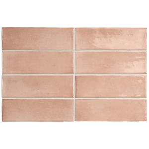 Victiles Tile EQU0077 COCO ORCHARD PINK GLOSS 50X150MM Made in Spain
