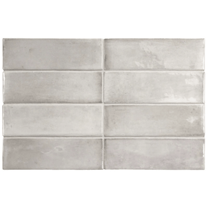 Victiles Tile EQU0079 COCO AMBER GREY GLOSS 50X150MM Made in Spain