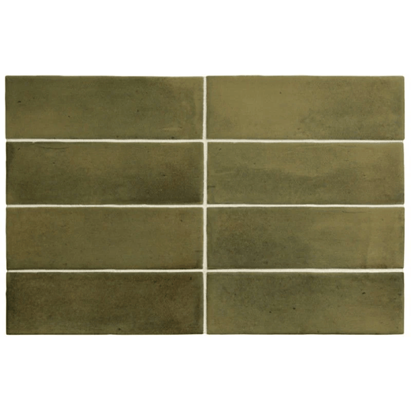 Victiles Tile EQU0086 COCO VERDE MATT 50X150MM Made in Spain