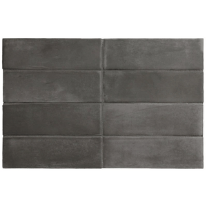 Victiles Tile EQU0088 COCO BLACK HAT MATT 50X150MM Made in Spain