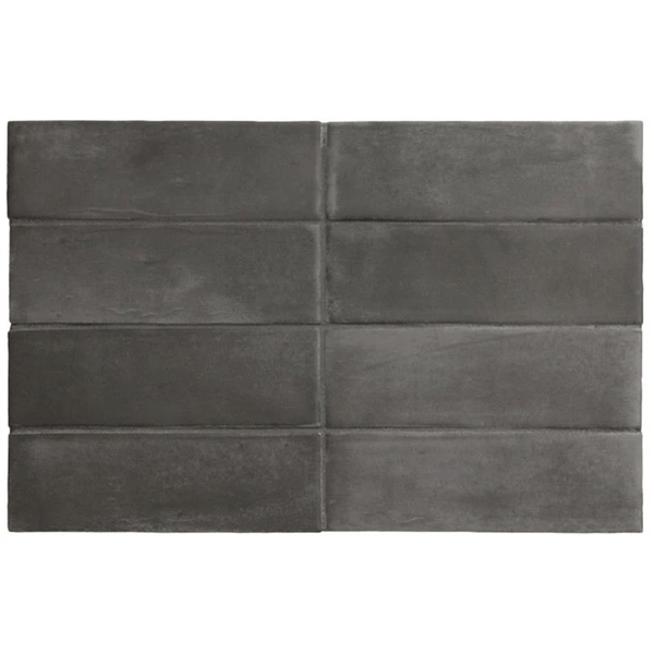 Victiles Tile EQU0088 COCO BLACK HAT MATT 50X150MM Made in Spain