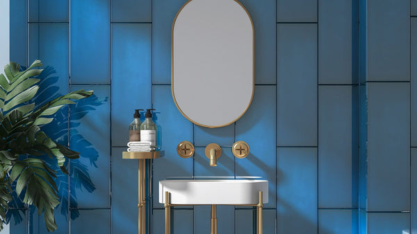 Victiles Tile FAD BLU26GU FADE BLUE 200X603MM GLOSS UNRECTIFIED