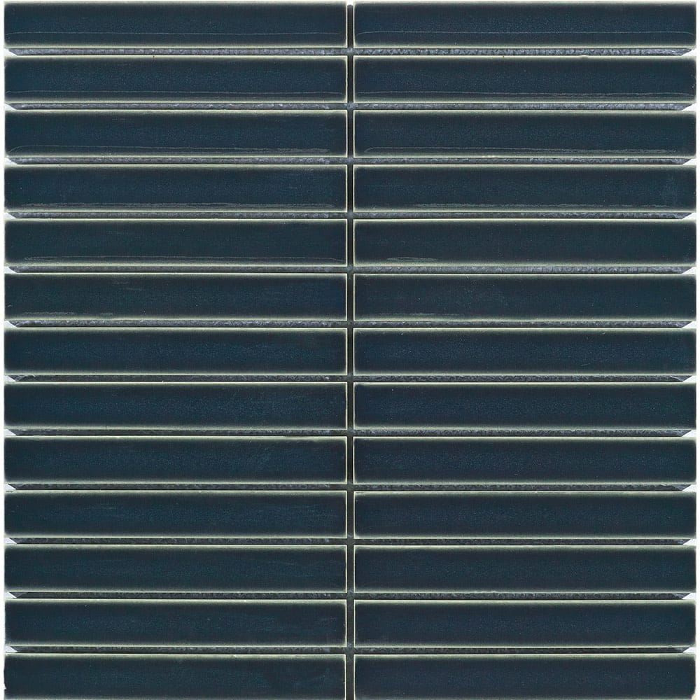 Victiles Tile FGR DBL214G FINGER SPECKLE MOSAIC DARK BLUE GLOSS 300X300MM