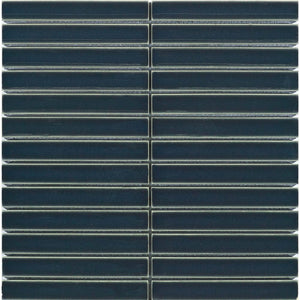 Victiles Tile FGR DBL214G FINGER SPECKLE MOSAIC DARK BLUE GLOSS 300X300MM
