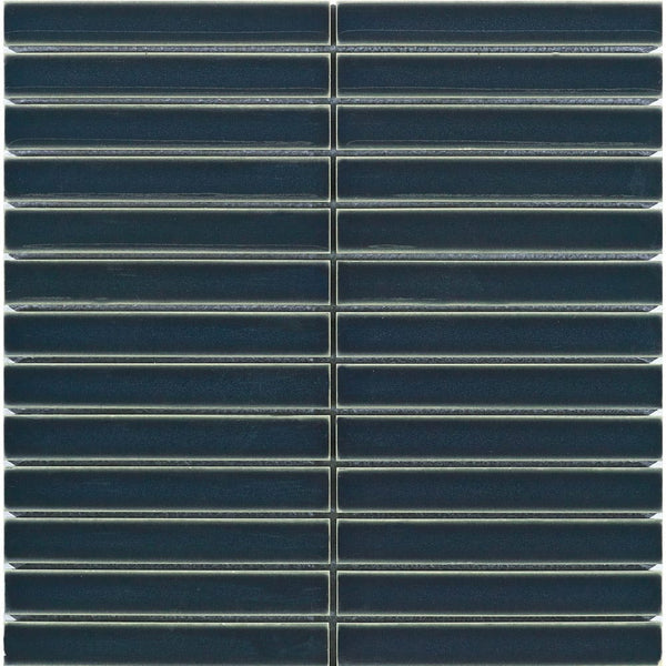 Victiles Tile FGR DBL214G FINGER SPECKLE MOSAIC DARK BLUE GLOSS 300X300MM