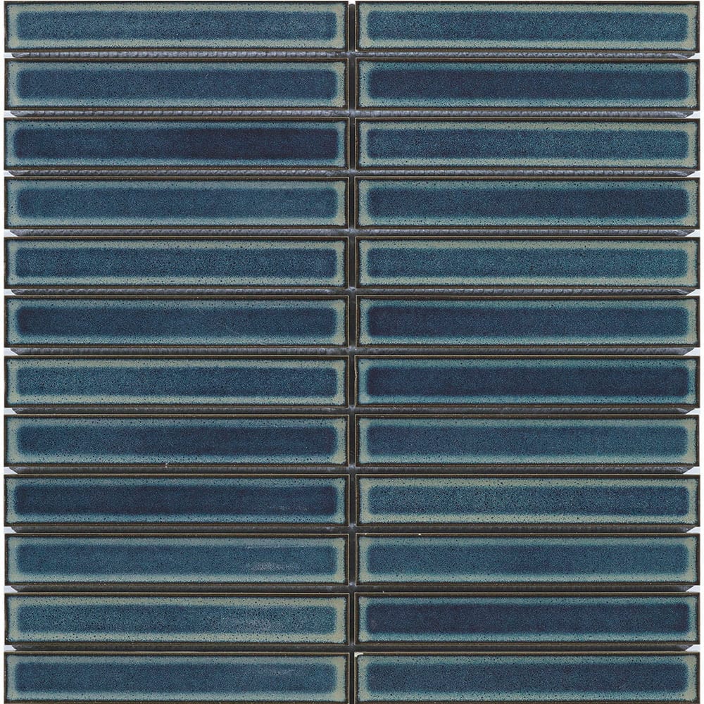 Victiles Tile FGR LBL214G FINGER SPECKLE MOSAIC LIGHT BLUE GLOSS 300X300MM