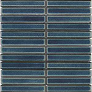 Victiles Tile FGR LBL214G FINGER SPECKLE MOSAIC LIGHT BLUE GLOSS 300X300MM