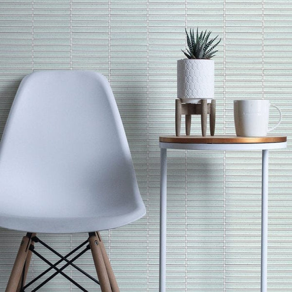 Victiles Tile FGR WHT214G FINGER SPECKLE MOSAIC WHITE GLOSS 300X300MM