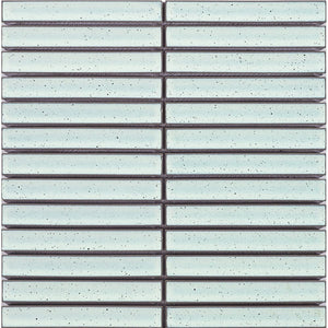 Victiles Tile FGR WHT214G FINGER SPECKLE MOSAIC WHITE GLOSS 300X300MM