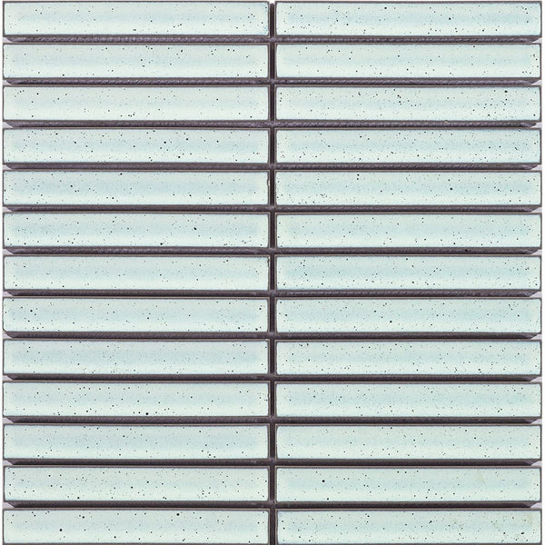 Victiles Tile FGR WHT214G FINGER SPECKLE MOSAIC WHITE GLOSS 300X300MM