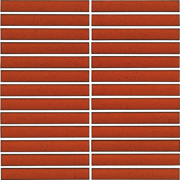 Victiles Tile FINGER SPECKLE MOSAIC TERRACOTTA 20X145 GLOSS