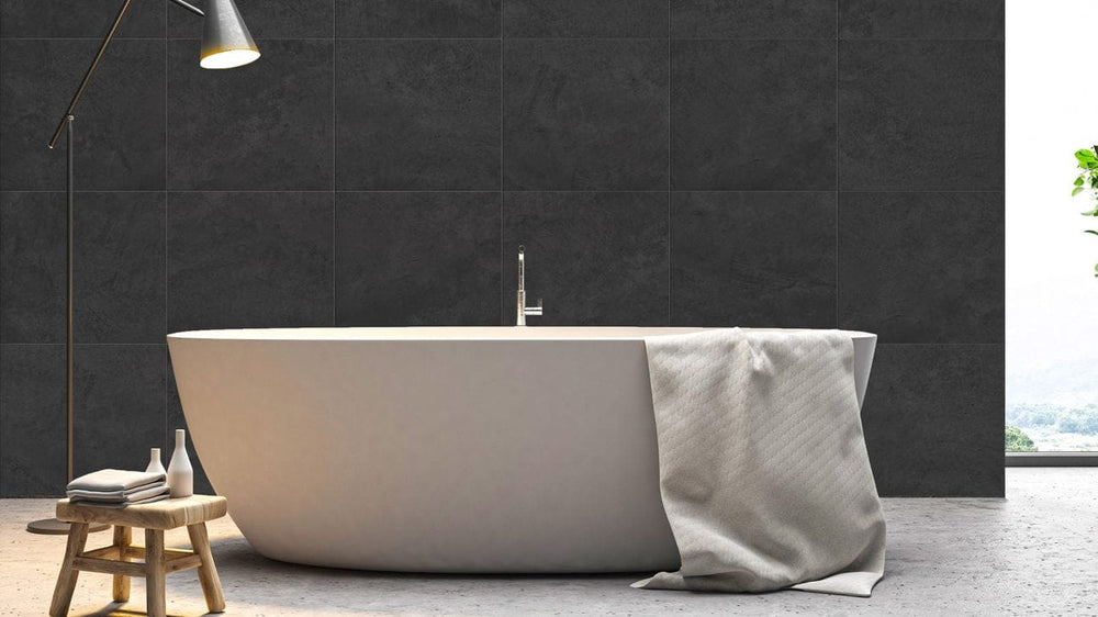KEN CHA45M KENSINGTON CHARCOAL 450x450MM MATT Made in Australia