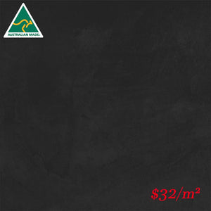 Victiles Tile KEN CHA45M KENSINGTON CHARCOAL 450x450MM MATT Made in Australia