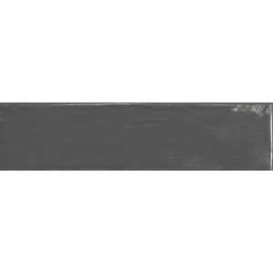 Victiles Tile LEO0053 LODGE SUBWAY GLOSS DARK GREY 75X300MM