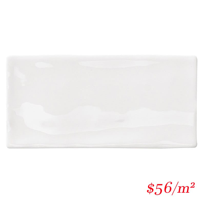 Victiles Tile LUX DAY76G LUXE DAYLIGHT WHITE 76x152x9MM GLOSS