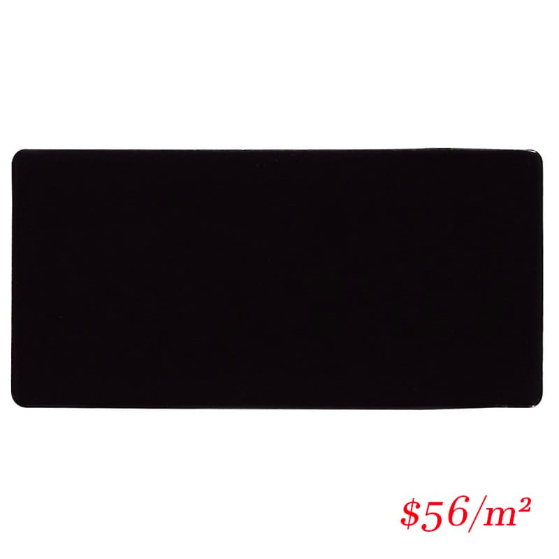 Victiles Tile LUX MID76M LUXE MIDNIGHT BLACK 76x152x9MM MATT