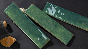 Victiles Tile OTWAY SUBWAY TILES - DARK GREEN 60X240MM GLOSS