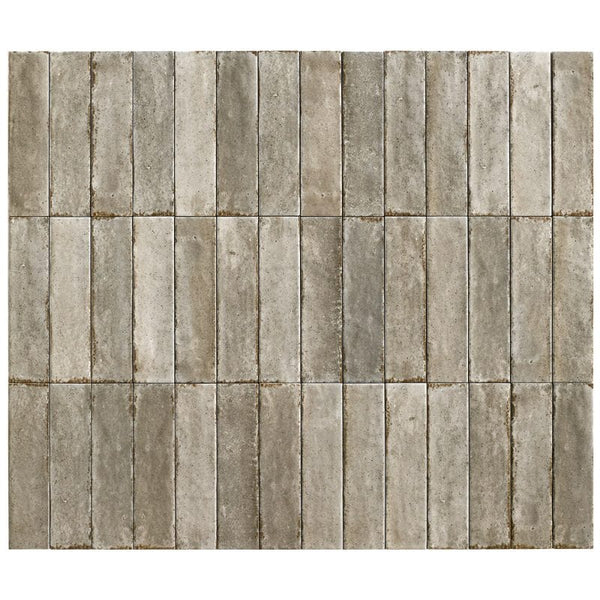 Victiles Tile OTWAY SUBWAY TILES - GREY 60X240MM GLOSS