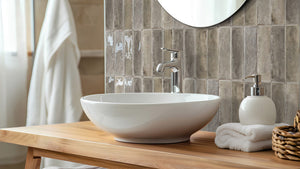 Victiles Tile OTWAY SUBWAY TILES - GREY 60X240MM GLOSS