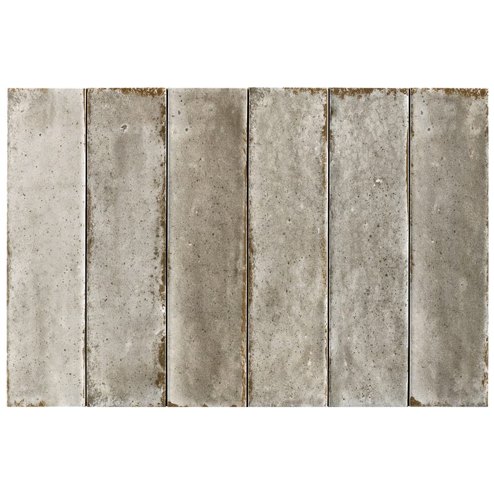 Victiles Tile OTWAY SUBWAY TILES - GREY 60X240MM GLOSS