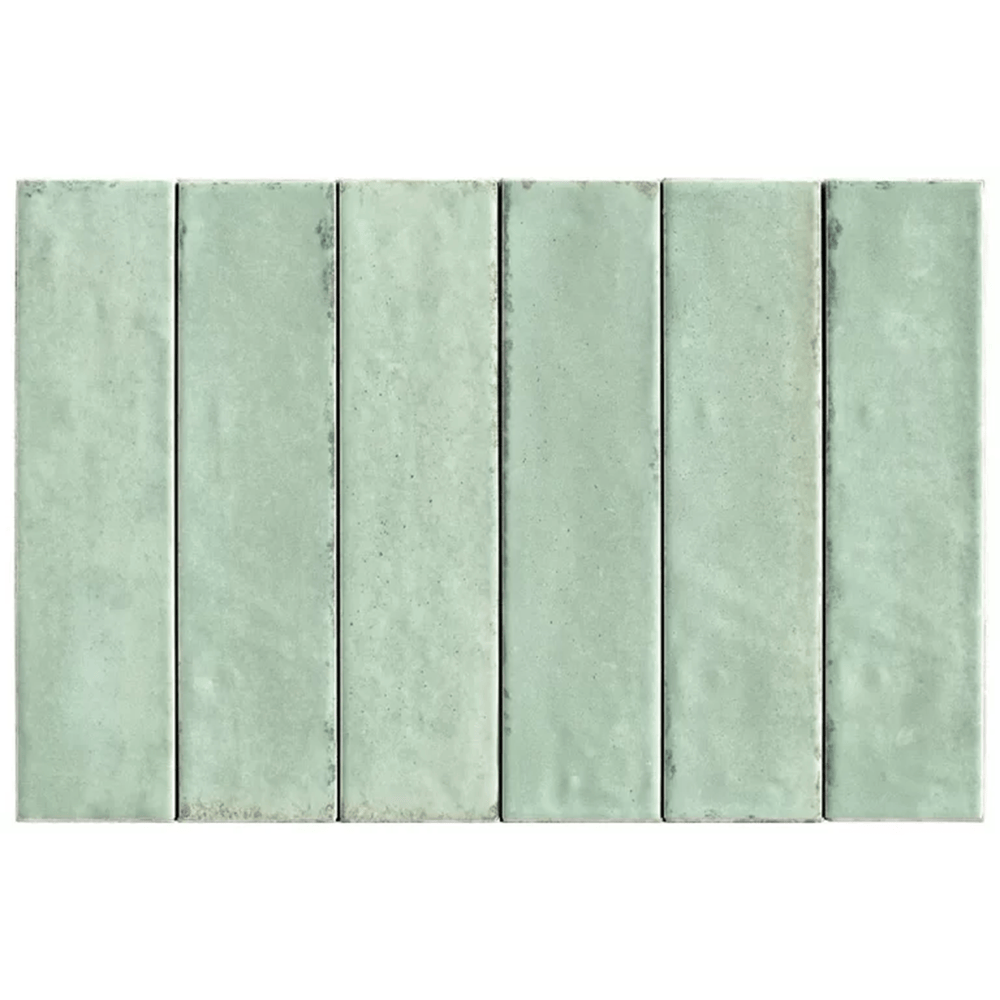 Victiles Tile OTWAY SUBWAY TILES - LIGHT GREEN 60X240 GLOSS