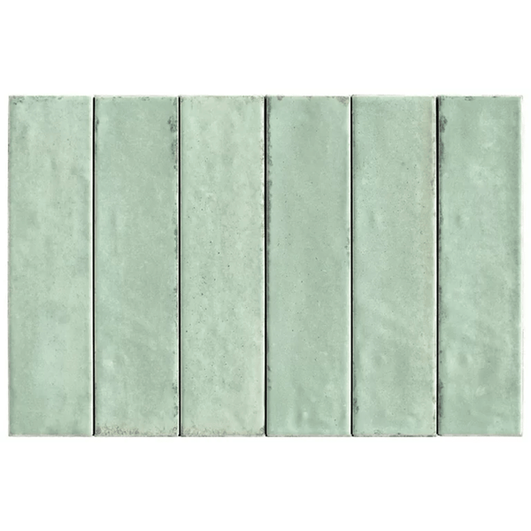 Victiles Tile OTWAY SUBWAY TILES - LIGHT GREEN 60X240 GLOSS
