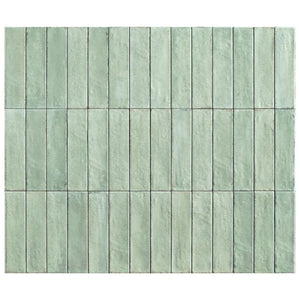 Victiles Tile OTWAY SUBWAY TILES - LIGHT GREEN 60X240 GLOSS