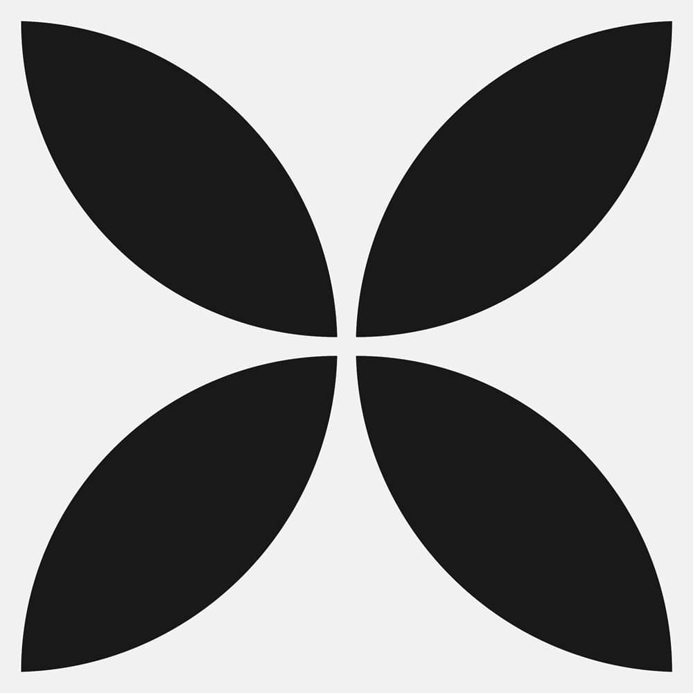Victiles Tile PICASSO CLASSIC BLK & WHT 200X200