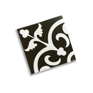 Victiles Tile PICASSO FLORIAN BLACK 200X200