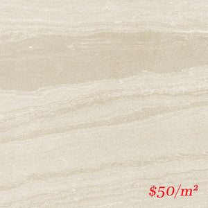 Victiles Tile SHA CRM60MS SHADOW CREAM 600X600MM P4 MATT SMOOTH GRIP