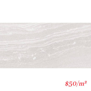 Victiles Tile SHA WHT36L SHADOW WHITE 300X600MM LAPPATO