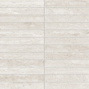 Victiles Tile T/TVCWMMOS ENTIVA TRAVERTINE VEIN CUT WHITE MATT P4 MOSAIC 298*298