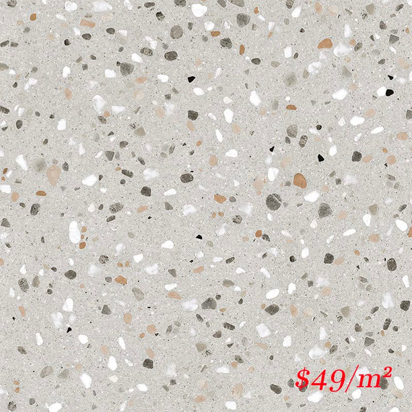 Victiles Tile TES EAR60M SWC TERRAZZO STONE EARTH 600X600MM MATT