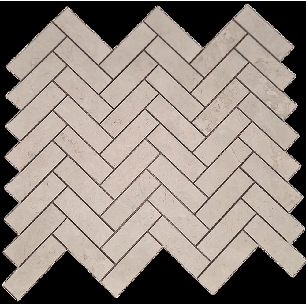 VICTILES Tile Tundra Beige Herringbone Mosaic Tech Grip 317x281mm