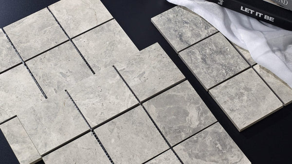 Victiles Tile TUNDRA GREY FRENCH PATTERN MATT SMOOTH GRIP