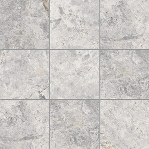 Victiles Tile TUNDRA GREY SQUARE 98X98MM MOSAIC MATT SMOOTH GRIP