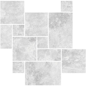 Victiles Tile TUNDRA WHITE FRENCH PATTERN MATT SMOOTH GRIP