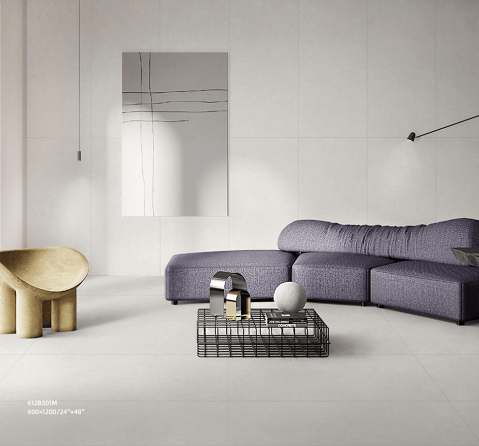 VICTILES BARSOOM White Matt P4 Porcelian Tile 600X600mm
