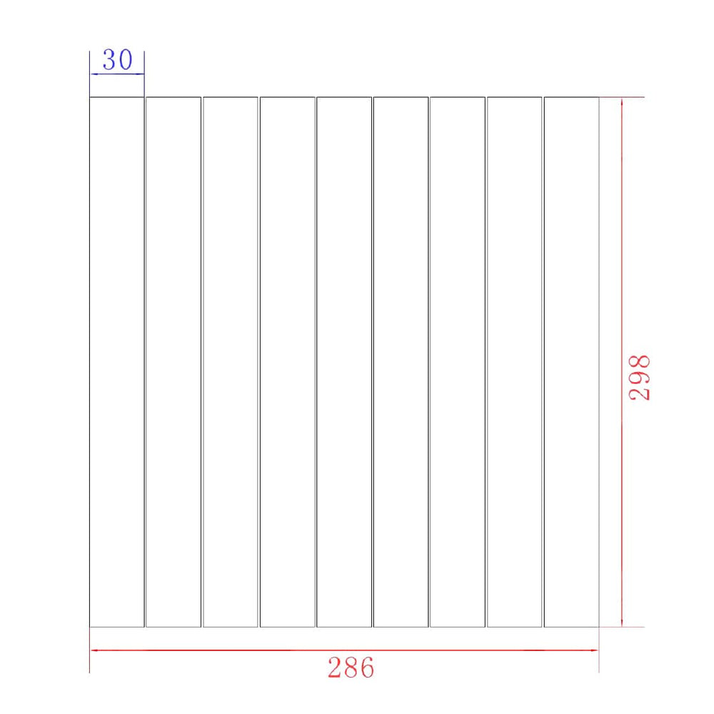 VT-MR711-8 ORBAT WHITE MOSAIC 300X269MM -STRIP