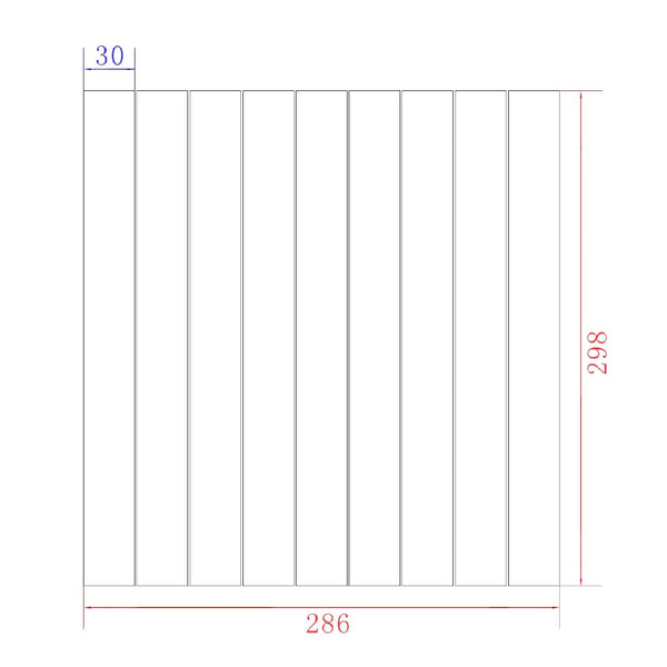 VICTILES Tile VT-MR713-8 ORBAT LIGHT GREY MOSAIC 300X269MM -STRIP