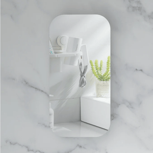 Victiles Vanities C-4590RSMW CARYSIL EARLS 450X900MM MATTE WHITE SQUIRCLE SHAVING CABINET