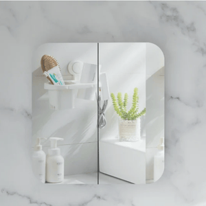 Victiles Vanities C-7580RSMW CARYSIL 750X800MM GRAND MATTE WHITE SHAVING CABINET