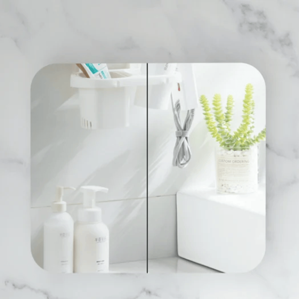 Victiles Vanities C-9080RSMW CARYSIL 900X800MM GRAND MATTE WHITE SHAVING CABINET