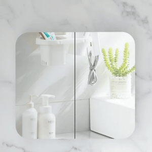 Victiles Vanities C-9080RSMW CARYSIL 900X800MM GRAND MATTE WHITE SHAVING CABINET