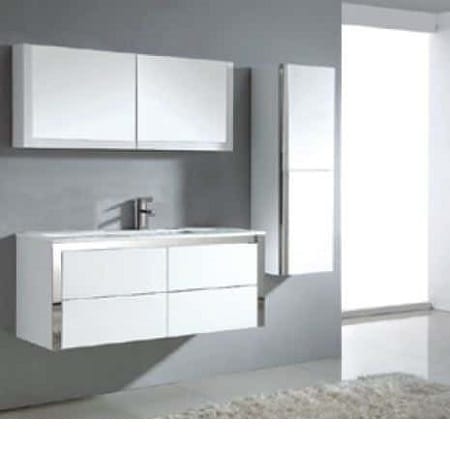 Victiles Vanities NIKO 1200 Wall Hung Vanity (with Tallboy, without Mirror)