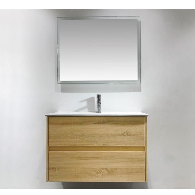 Victiles Vanities NUTRO 90 Wall Hung Vanity (with Mirror)
