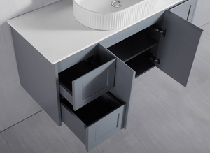VICTILES WH76-1200WGM Luna Collection Vanity 1200mm - Matt Grey Single Bowl / Double Bowls