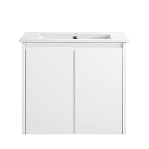 VICTILES WH8027-600W Willow Collection Vanity 600mm - Gloss White Single Bowl