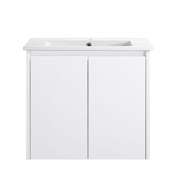 VICTILES WH8027-600W Willow Collection Vanity 600mm - Gloss White Single Bowl