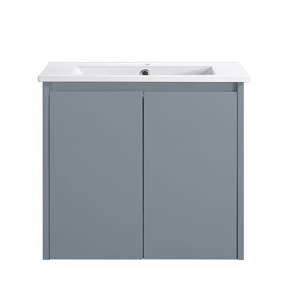 VICTILES WH8027-600WGM Willow Collection Vanity 600mm - Matt Grey Single Bowl